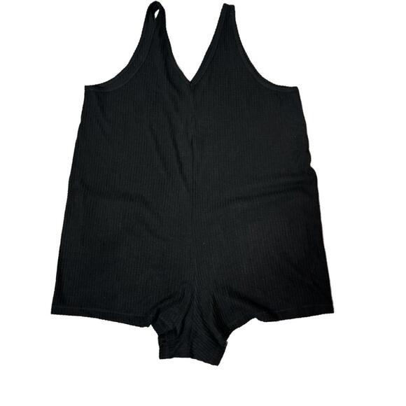 Torrid Sleep Women's Sz 3X Black Textured Pajama Romper (1592) - Picture 2 of 6